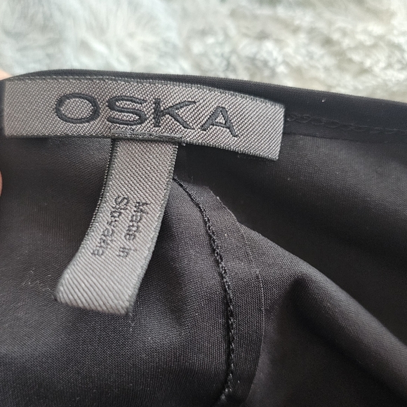 OSKA Black Long Sleeve Dress with Pocket Size 1 Lagenlook - Picture 2 of 12